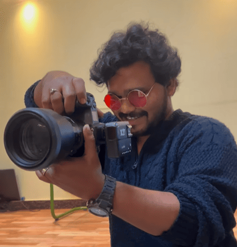 Photographer capturing a moment